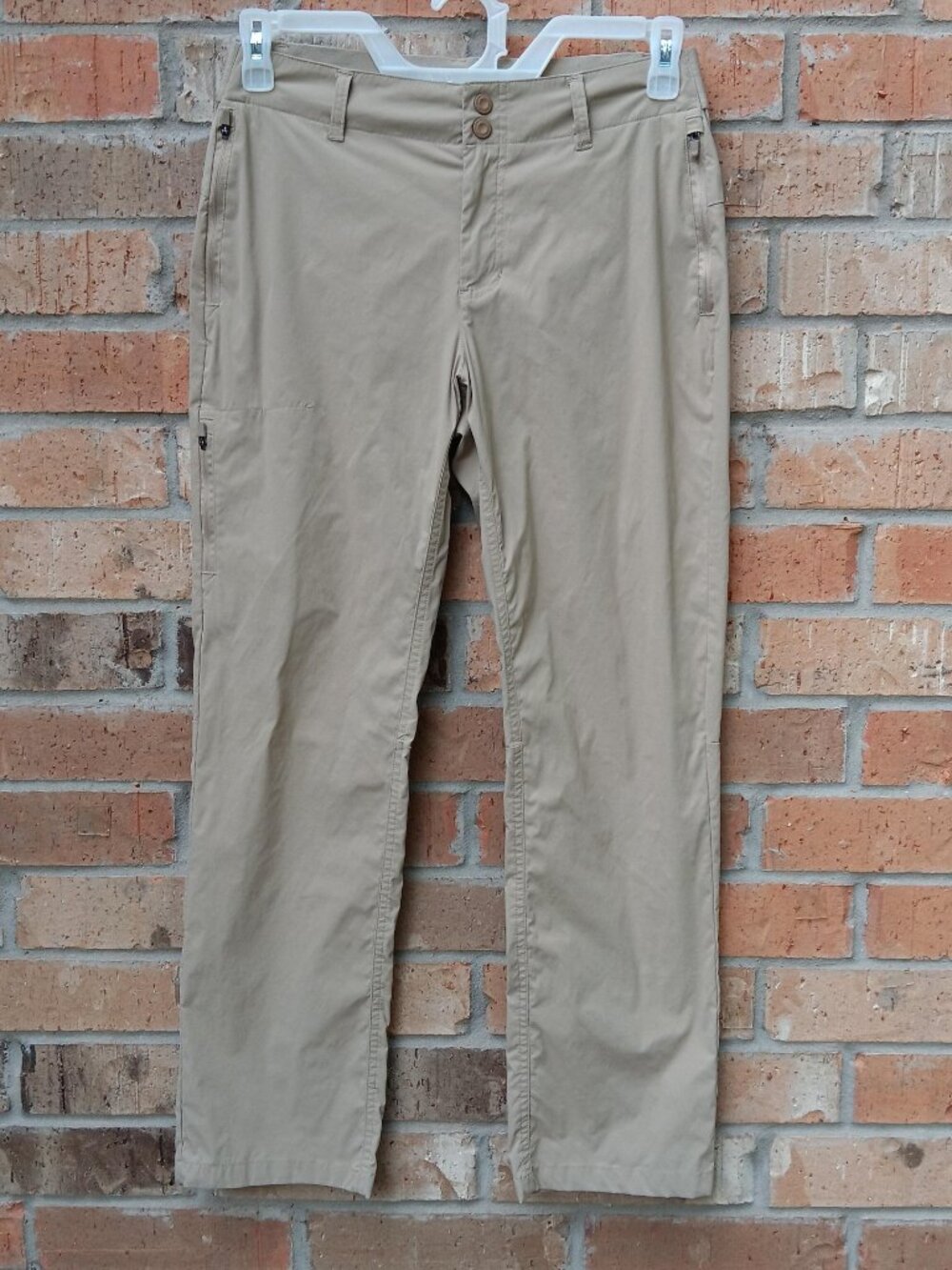 ZeroXposur Mens Light Waist Stretch Cargo Pants Flex Waistband Beige Size S